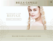 Tablet Screenshot of bellacapelli.com